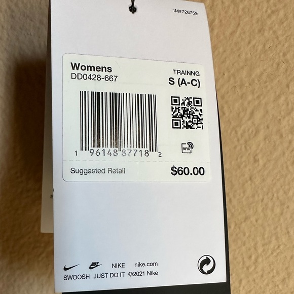 Nike size small high support mauve pink sports bra - Picture 7 of 7